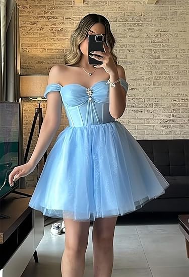 Vestido estilo princesa azul